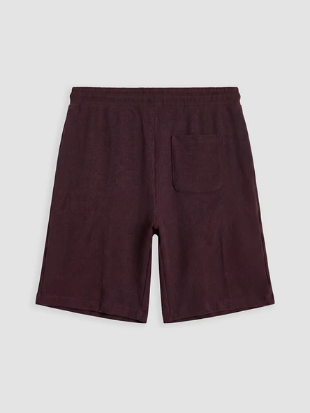 LCWAIKIKI Classic Mürdüm Regular Fit Erkek Şort - Resim 6