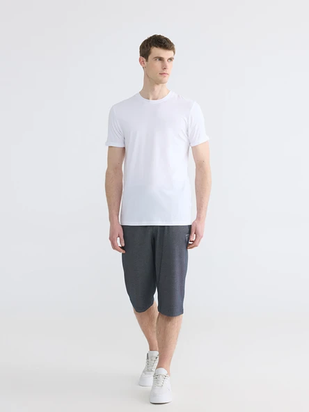 LCWAIKIKI Classic Lacivert Regular Fit Erkek Şort ürün görseli 1