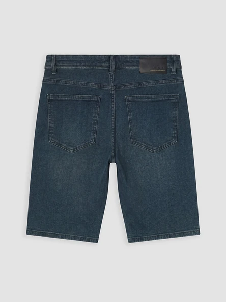 LCW Jeans İndigo Slim Fit Erkek Jean Şort - Resim 6