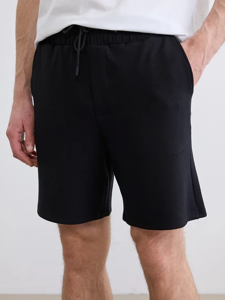 LCW Vision Siyah Regular Fit Erkek Şort - Resim 3