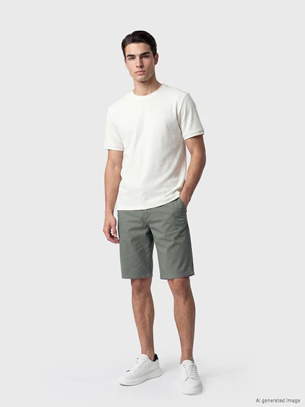LCWAIKIKI Classic Yeşil Regular Fit Erkek Şort ürün görseli 1
