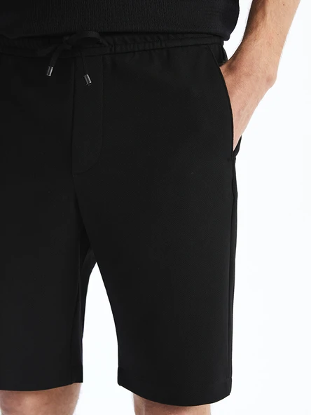 LCW Vision Siyah Slim Fit Erkek Şort - Resim 3