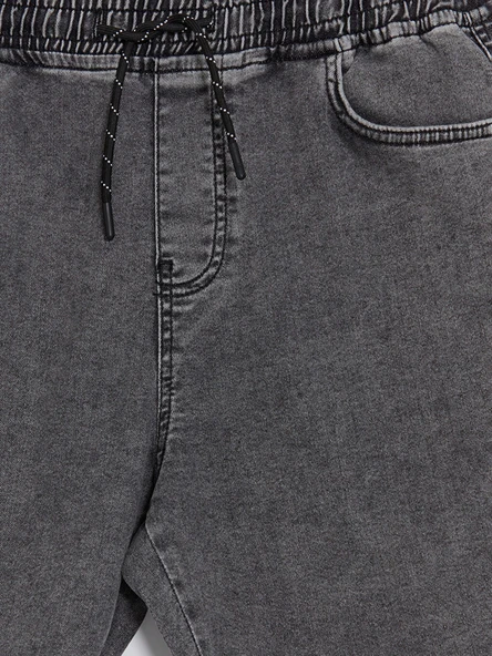 LCW Jeans Antrasit Regular Fit Erkek Jean Şort - Resim 6