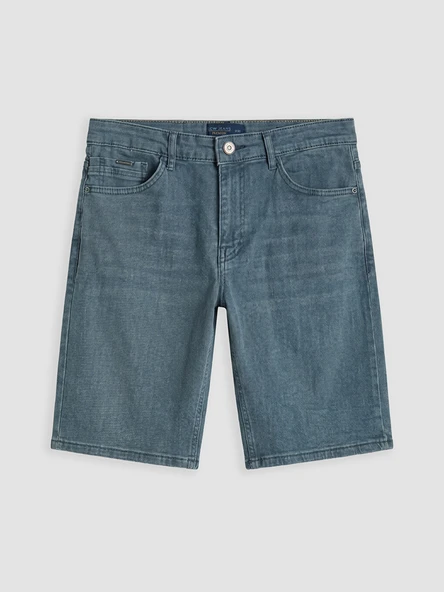 LCW Jeans Gri Regular Fit Erkek Jean Şort - Resim 5