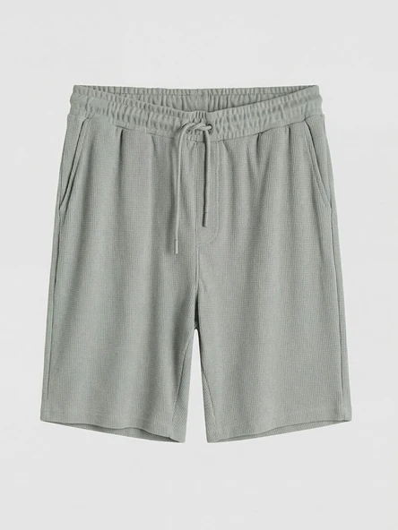 LCWAIKIKI Classic Gri Regular Fit Erkek Şort - Resim 5