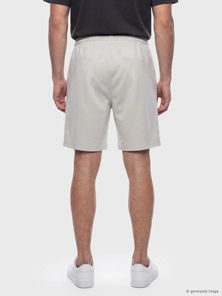 LCWAIKIKI Classic Gri Regular Fit Erkek Şort - Resim 4