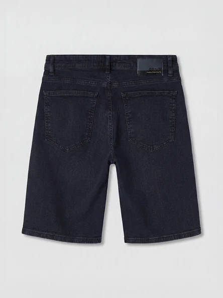 LCW Jeans Antrasit Regular Fit Erkek Jean Şort - Resim 6