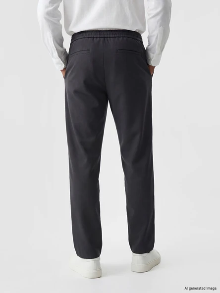 LCW Vision Gri Regular Fit Erkek Pantolon - Resim 4
