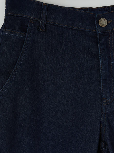 LCW Jeans İndigo Regular Fit Erkek Jean Şort - Resim 7