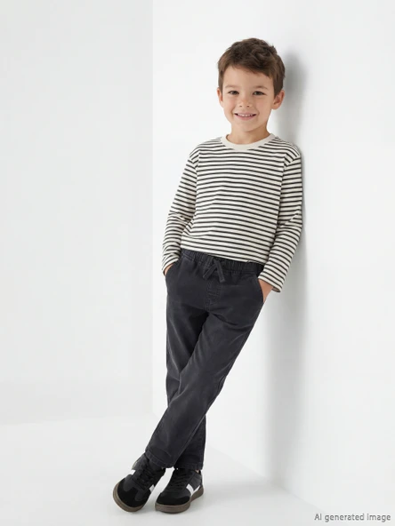 LCW Kids Siyah Slim Fit Erkek Çocuk Jean Pantolon ürün görseli 1