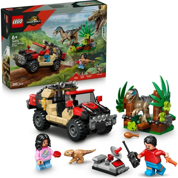 LEGO 76972 Jurassic World Raptor Arazi Kaçışı ürün görseli 1