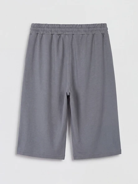 LCWAIKIKI Classic Gri Regular Fit Erkek Şort - Resim 6