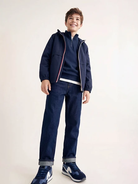 LCW Kids Siyah Regular Fit Erkek Çocuk Jean Pantolon ürün görseli 1