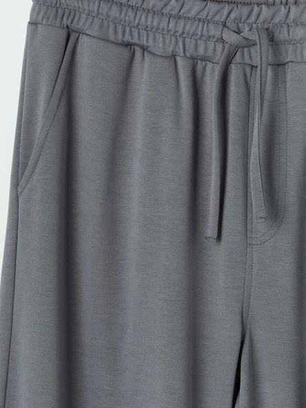 LCWAIKIKI Classic Gri Regular Fit Erkek Şort - Resim 7