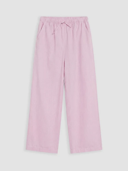 LCW Girls Studio Pembe Kız Çocuk Poplin Pantolon ürün görseli 1