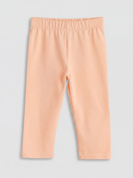 LCW Kids Mercan Regular Fit Kız Çocuk Kapri Tayt ürün görseli 1