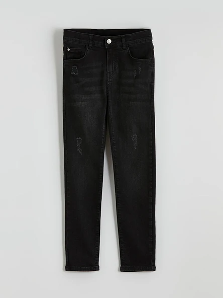 LCW Kids Siyah Erkek Çocuk Süper Skinny Fit Jean Pantolon ürün görseli 1