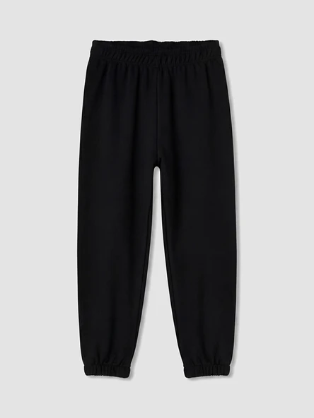 LCW Kids Siyah Kız Çocuk Jogger Eşofman Altı ürün görseli 1