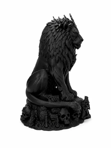 Aslan Kral Figürlü Dekoratif Biblo - Resim 3