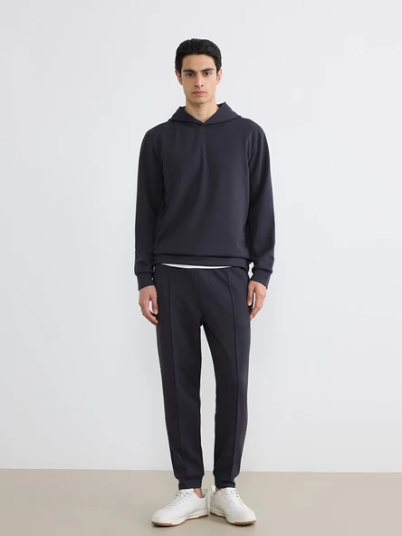 LCW Vision Antrasit Basic Erkek Hoodie - Resim 2
