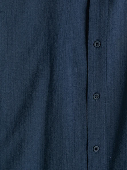 LCW Vision İndigo Regular Fit Erkek Gömlek - Resim 7