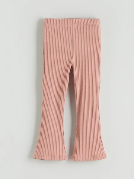 LCW Kids Pembe Beli Lastikli Kız Çocuk Tayt ürün görseli 1