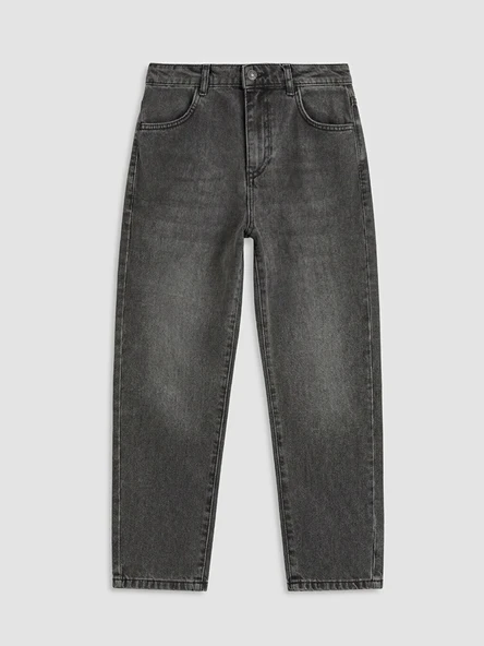 LCW Kids Antrasit Baggy Fit Erkek Çocuk Jean Pantolon ürün görseli 1