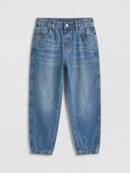 LCW Kids İndigo Baggy Fit Erkek Çocuk Jean Pantolon ürün görseli 1