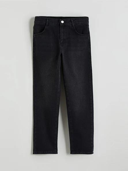 LCW Kids Siyah Regular Fit Erkek Çocuk Jean Pantolon ürün görseli 1
