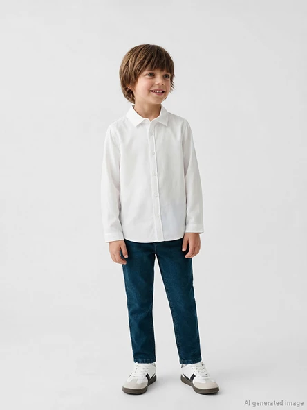 LCW Kids İndigo Erkek Çocuk Slim Fit Jean Pantolon ürün görseli 1