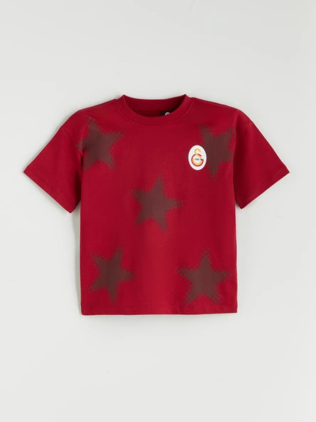 LCW Kids Kırmızı Galatasaray Baskılı Erkek Çocuk Tişört ürün görseli 1