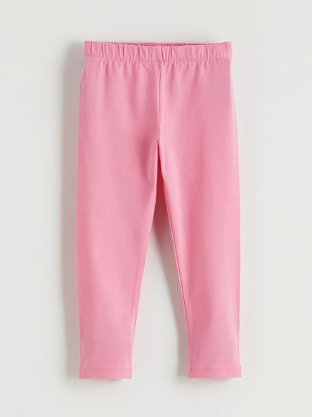 LC WAIKIKI Pembe Beli Lastikli Kız Çocuk Tayt ürün görseli 1