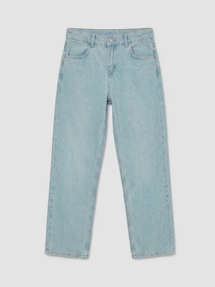 LCW Kids İndigo Wideleg Erkek Çocuk Jean Pantolon ürün görseli 1
