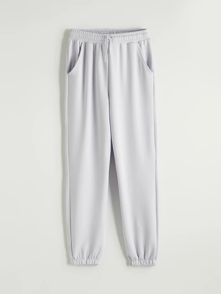 LCW Kids Lila Beli Lastikli Kız Çocuk Jogger Eşofman Altı ürün görseli 1