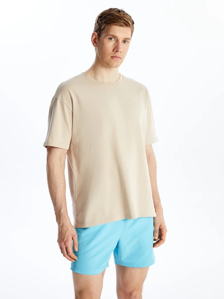 LCW SWIMWEAR Turkuaz Kısa Boy Basic Erkek Deniz Şortu ürün görseli 1