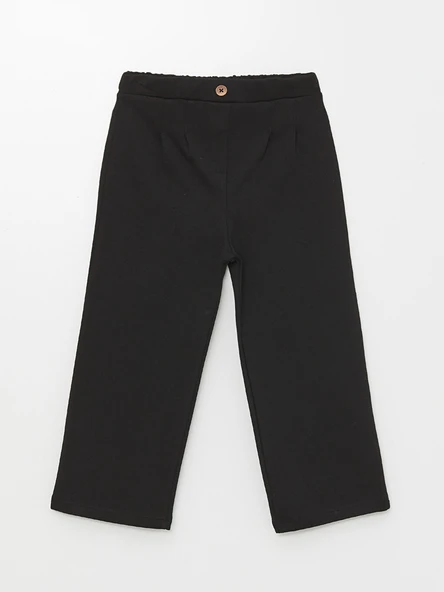 LCW Kids Siyah Beli Lastikli Kız Bebek Basic Tayt Pantolon ürün görseli 1