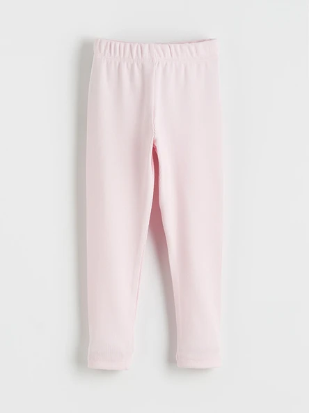 LC WAIKIKI Pembe Beli Lastikli Kız Çocuk Tayt ürün görseli 1