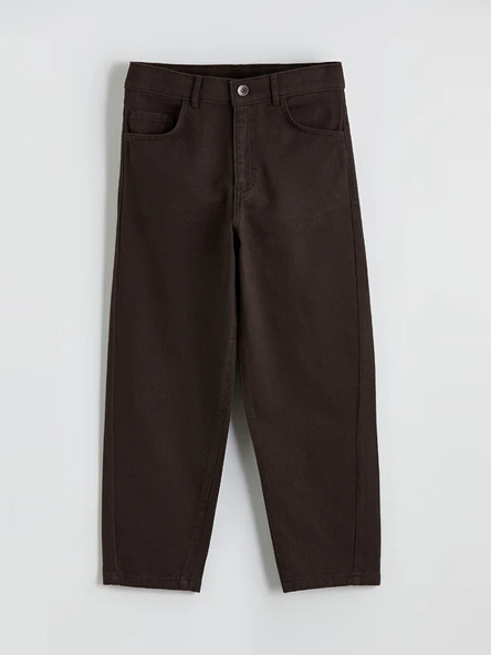 LCW Kids Kahverengi Baggy Fit Erkek Çocuk Pantolon ürün görseli 1