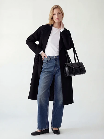 LCW Jeans İndigo Wideleg Kadın Jean Pantolon ürün görseli 1