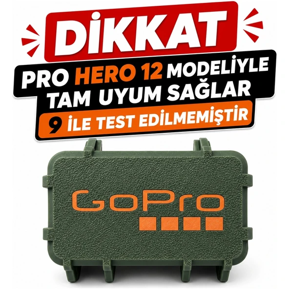 Aksiyon Kamera Koruma Kutusu Sert Plastik Saklama ve Taşıma Kutusu Kamera Muhafaza Kutusu Pro Hero 12 Uyumlu ürün görseli 1