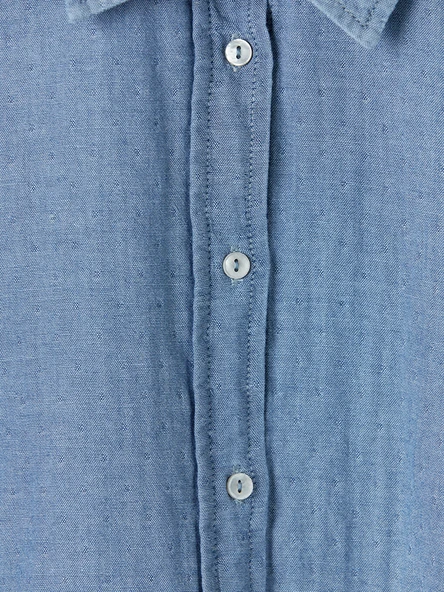 LCW EVERYDAY İndigo Oversize Kadın Jean Gömlek - Resim 3