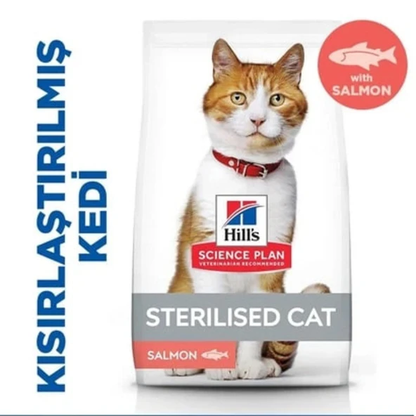 Hill's Hills Somonlu Kısırlaştırılmış Yetişkin Kedi Maması 1,5 Kg ürün görseli 1