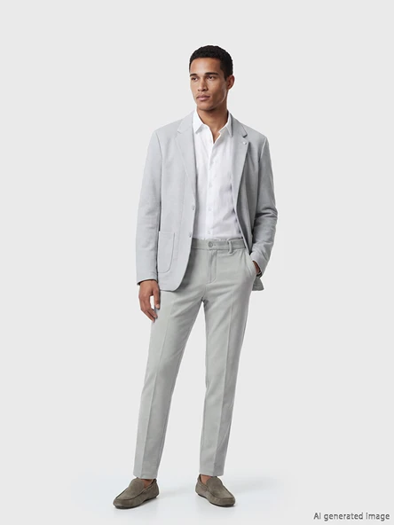 LCW Vision Gri Slim Fit Erkek Pantolon ürün görseli 1