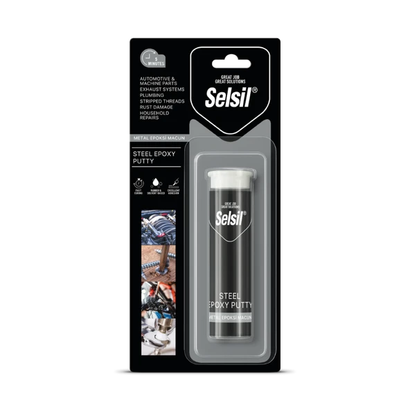 Selsil Metal Epoksi Macun 57 gr Gri ürün görseli 1