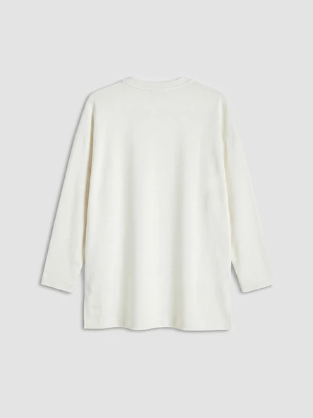 LCW EVERYDAY Bej Taşlı Soft Touch Kadın Tunik - Resim 6