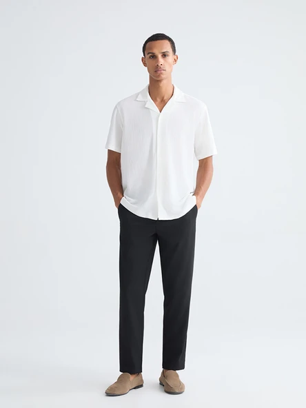 LCW Vision Beyaz Regular Fit Erkek Basic Gömlek - Resim 2