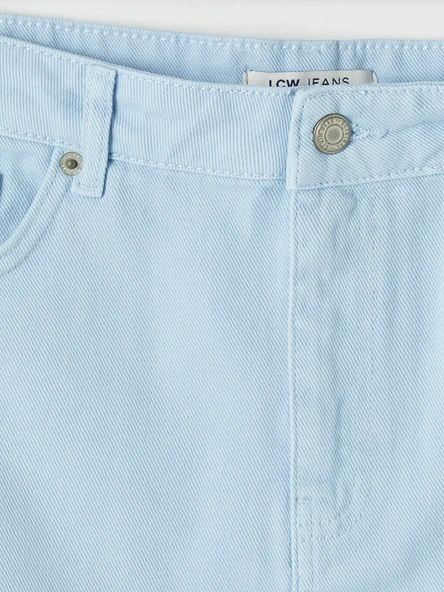 LCW Vision Mavi Regular Fit Mini Jean Etek - Resim 7