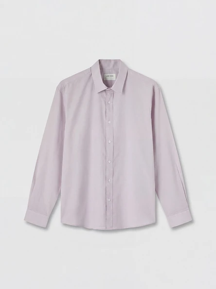 LCW Vision Lila Regular Fit Erkek Gömlek - Resim 6