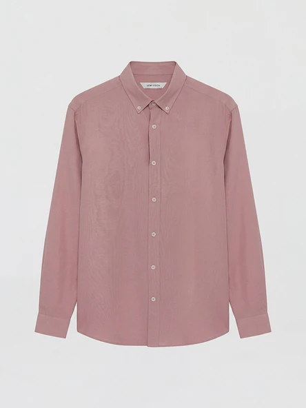 LCW Vision Pembe Regular Fit Erkek Gömlek - Resim 5