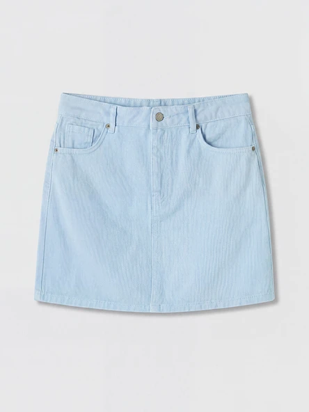 LCW Vision Mavi Regular Fit Mini Jean Etek - Resim 5